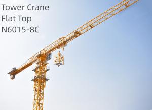  N6018-8C Flat Top Tower Crane 8T Small Tower Cranes CE Approval Manufactures