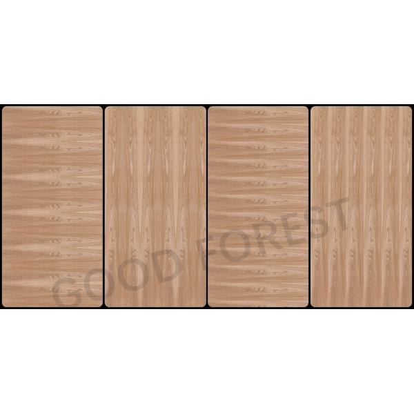Smoked Red Oak Wood Veneer / Natural Veneer Plywood Quarter Cut FSC