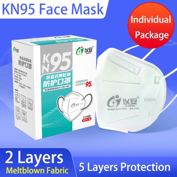 5 Ply Protective Hygiene Dustproof KN95 Face Mask