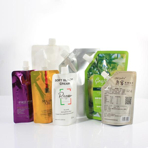 Universal Aluminum Foil Spout 120ml Stand Up Plastic Bag
