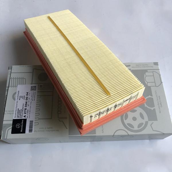 Yellow A2780940004 Auto Air Filter , Mercedes-Benz Air Filter