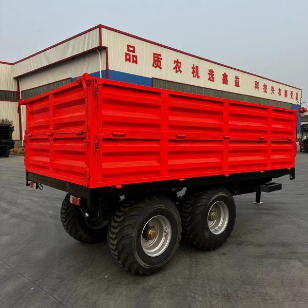 Heavy-Duty 3T Farm Trailer with Hydraulic Lift 3800mm
