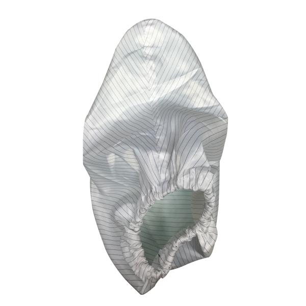 Short Sleeve ESD Shoes Cover Green Outsole Soft PVC Sheet With Sponge