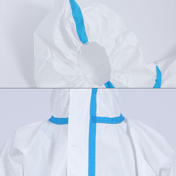 Medical Disposable Coveralls Heavy-Duty Protective Suits Chemical Protection Work wear for Cleaning, Health-Care