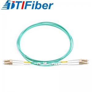 China OM3 Type Fiber Optic Patch Cord Duplex 2.0mm Fiber Patch Cable on sale
