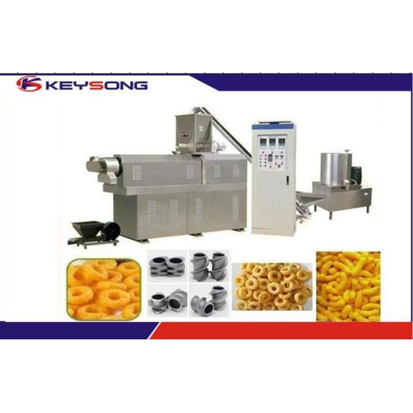 Twin Screw Corn Puff Snacks Making Machine Extruder Healthy Food Production Line