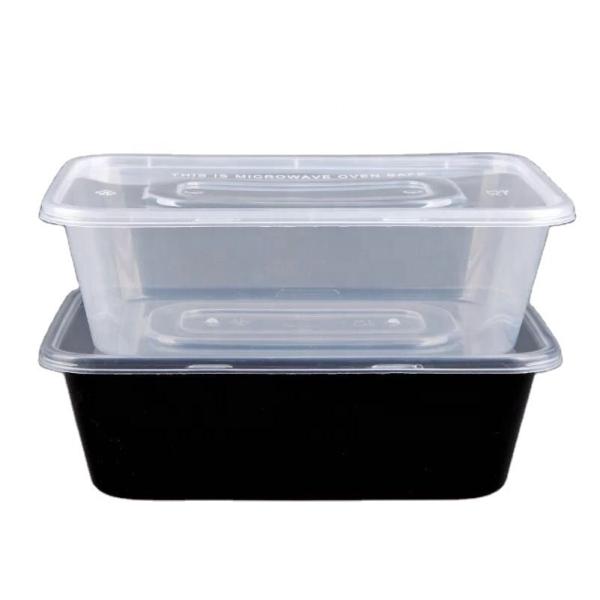 Customized 1000ml Square Plastic Cake Containers