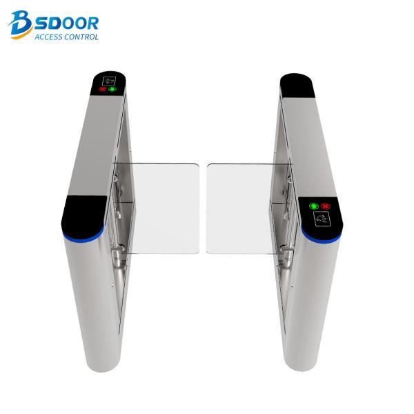 Optical Fingerprint Scanner Passage Swing Gate Turnstile