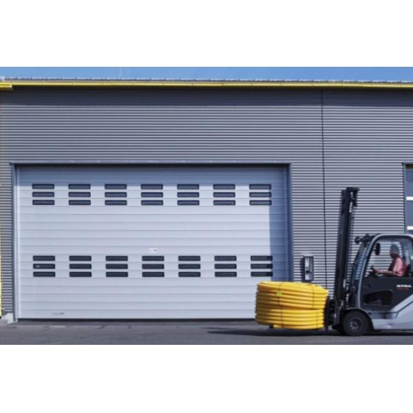 Metal High Speed Spiral Doors Thermal Insulation Industrial Roller Shutter Doors For Cold Storage Factory