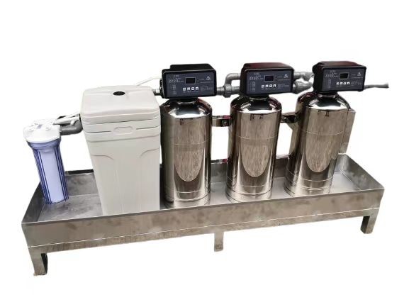 Fully Automatic Four Stage Water Softening Equipment 5 Tons 2400w