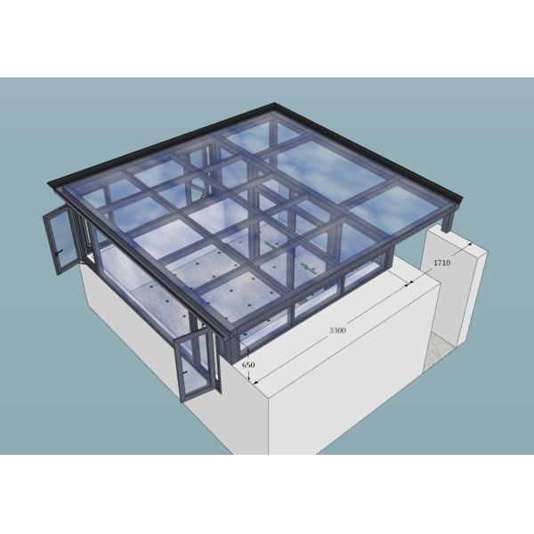 High Durability Sunroom Garden Room Snow / Rain Resistant for Villa