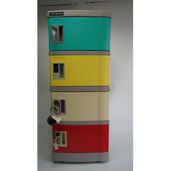 Highly Water Resistant ABS Plastic Lockers For Schools / Hospitals / Bus Stations