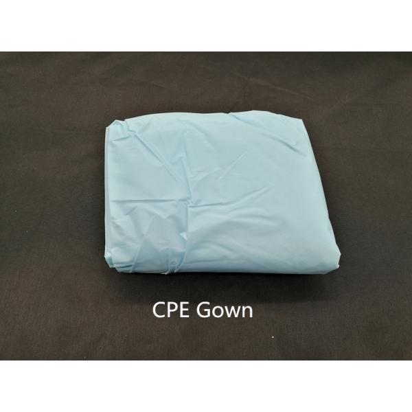 35-60G Polyethylene Disposable Isolation Gowns Yellow 110x193CM Gowns With Open Cuff