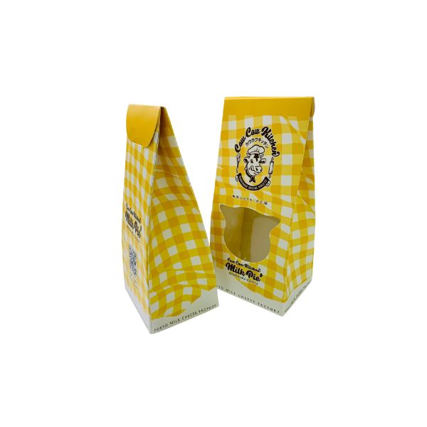 Custom Printed Gift Packaging Box with Window | Paper Treat Boxes for Cookies, Candy, Pastries & Small Gifts