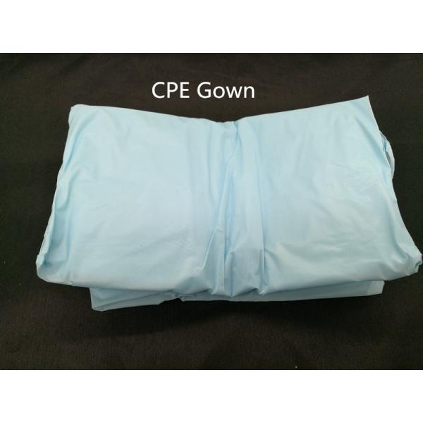 35-60G Polyethylene Disposable Isolation Gowns Yellow 110x193CM Gowns With Open Cuff