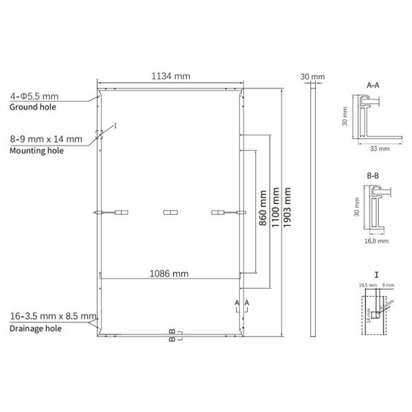 Astronergy 5Semi CHSM60M-HC Monofacial Series(182) New House 450w 455w 460w Solar Panels