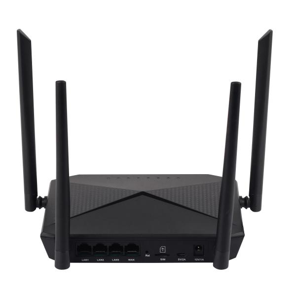 2.4GHz 150Mbps / 50Mbps 4G LTE WiFi Router MT7628NN CPU 5dBi / 3dBi Antenna