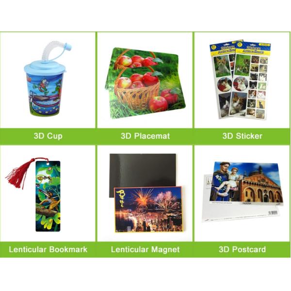 Movie Character Laminated Back 3D Lenticular Poster For Office