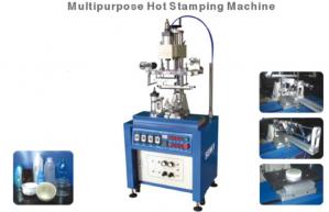  1000pcs/Hr Metallic Foil Printing Machine , 120x200mm Industrial Metal Stamping Machine Manufactures