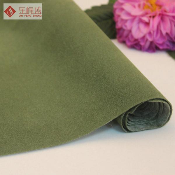 57 / 58 Width Velvet Jewelry Box Liner Fabric , Spunlace Flocked Velvet Fabric