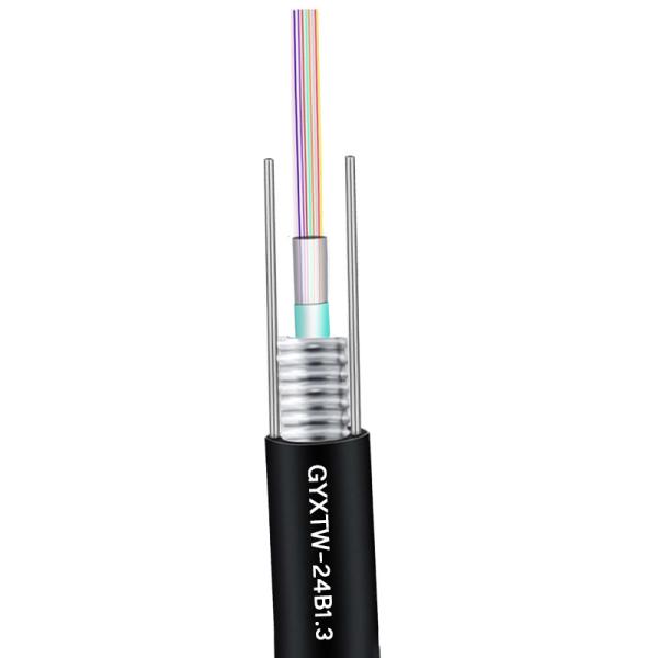 Singlemode GYXTW 12core Armoured Fiber Optic Cable G652D