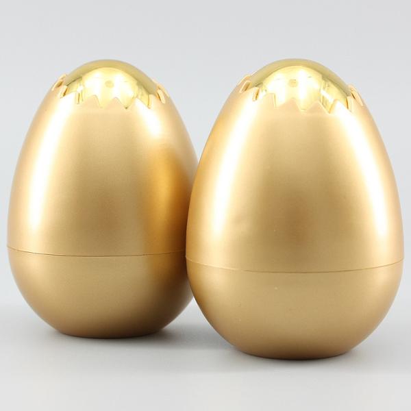 Golden Egg Shaped 86mm 1.01oz Empty Cream Jars