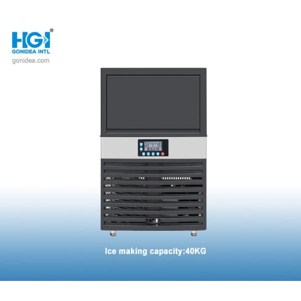 40kg Industrial Ice Making Machine Commercial Digital Control 18L Water Tank