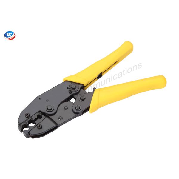 8 Inch Yellow Electrical Wire Crimping Tool Copper Ethernet Cable Crimper