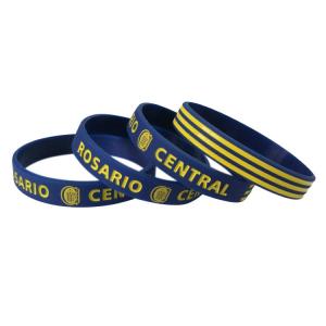  Customized Silicone Wristband with Silk-Screen Printing Manufactures