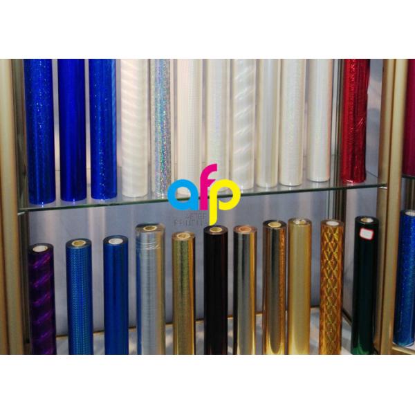 Paper Grade Hot Stamping Foil Rolls 1 Inch / 3 Inch Paper Core Various Color