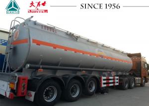 China 33000 Liters Bulk Tanker Trailer , Tri Axle Tanker Trailer With Airbag Suspension on sale