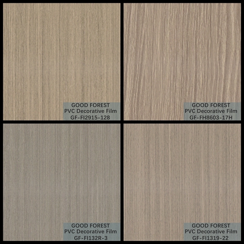 Traffic PVC Decorative Film 0.25 - 0.60mm Thickness Wooden Grain