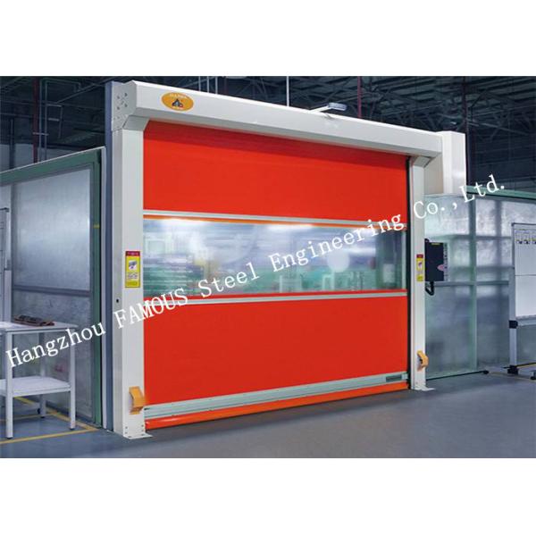 Automatic High Speed PVC Fabric Aluminium Alloy Electric Roller Shutter Doors