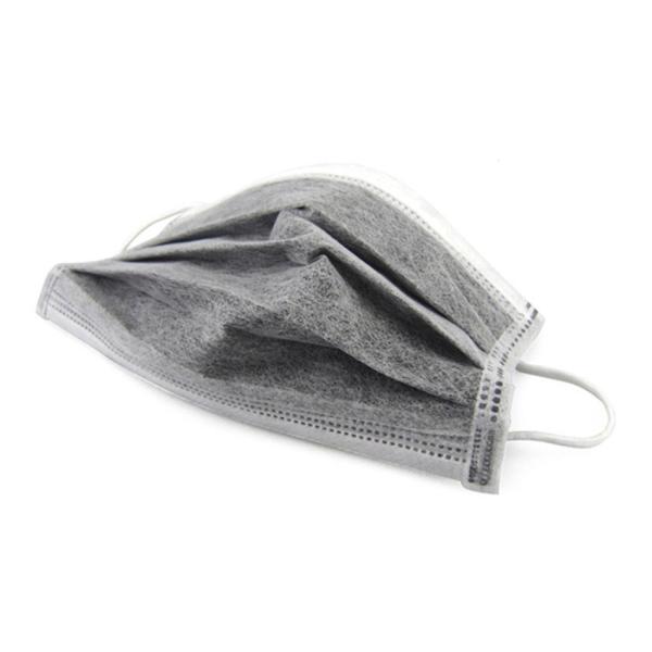 Liquid Proof Disposable Carbon Filter Face Mask Anti Virus 17.5x9.5cm Size