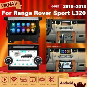  For 2010-2013 Range Rover Sport L494 10.4 Inch screen Head Unit Navigation Multimedia DVD Player Wireless Carplay Manufactures