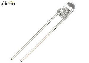  3mm Round Top LED Ultra Bright RGB White Clear Plug-in Light Emitting Diodes LED Manufactures