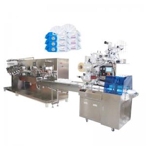 China Baby Wet Wipes Packaging Machine 3KW Multi Function Packing Machine on sale