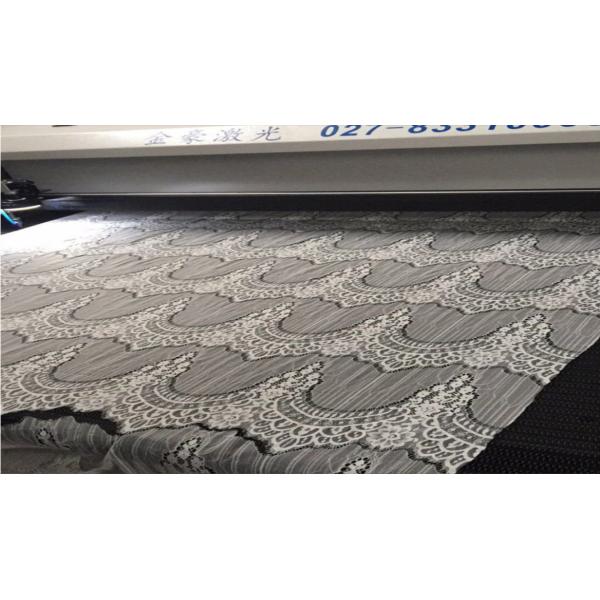 100% nylon lace Laser Cutting Machine for Knitted Lace Fabric Edges JHX-160100 S