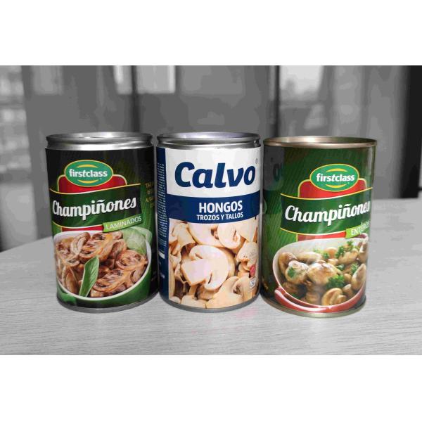 425g Canned Sliced Mushrooms Without King Oyster Mushrooms