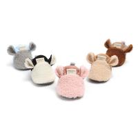 China Newborn warm berber Fleececute animal Crawling shoes prewalk winter baby booties for sale