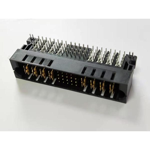 Copper Alloy 4P+20S+4P Right Angled Power Supply Connectors Male Type