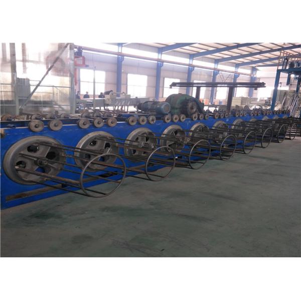 Electric Galvanizing Iron Wire Production Line , Wire Galvanizing Plant  For Binding Wire