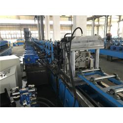 China Z Purlin Roll Forming Machine Cr12 Chrome With Wire Elecrode Cutting Structure for sale
