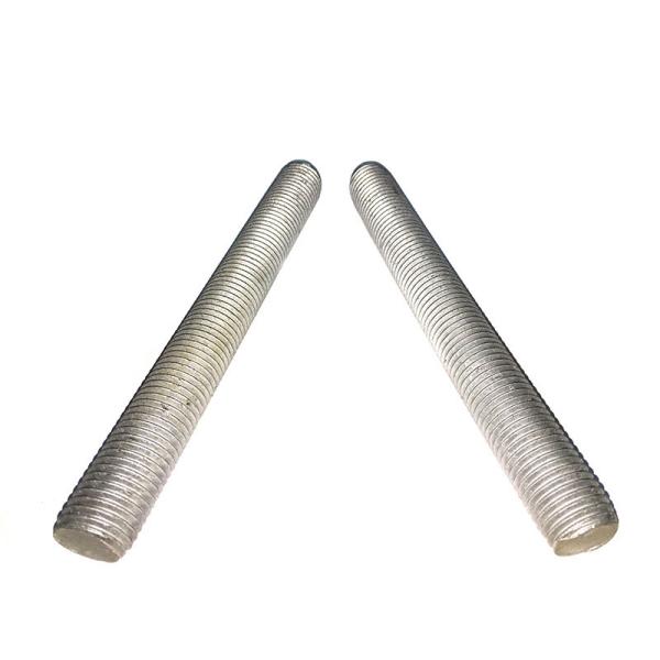 White Carbon Steel Double End Threaded Rod , Full Threaded Rod OEM Service