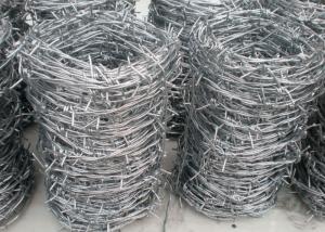  Sharp Hot Dipped Galvanized Steel Wire , Q195 Garden Barbed Wire Coil Manufactures