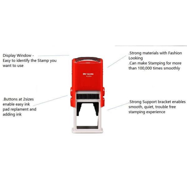 Denasow Square 30x30 mm Black Automatic Stamp /Self-inking Stamper/engrave laser machine