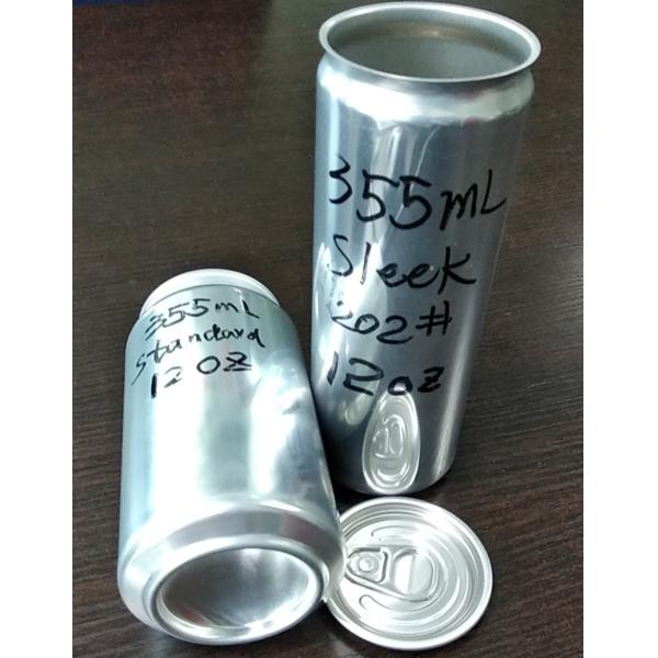 B64 Cap Aluminum 156.6mm 12oz Slim Can For Cola BPA Free Blank