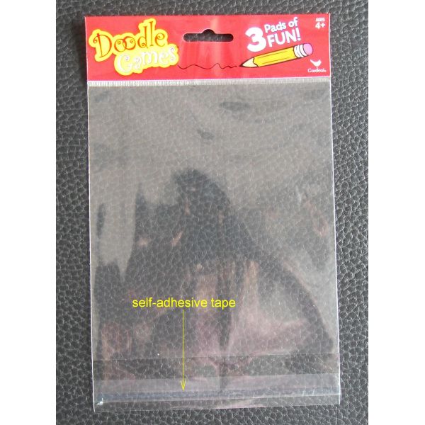 6 Colors Gravure Printing Custom Size Clear Plastic Bags For Packaging