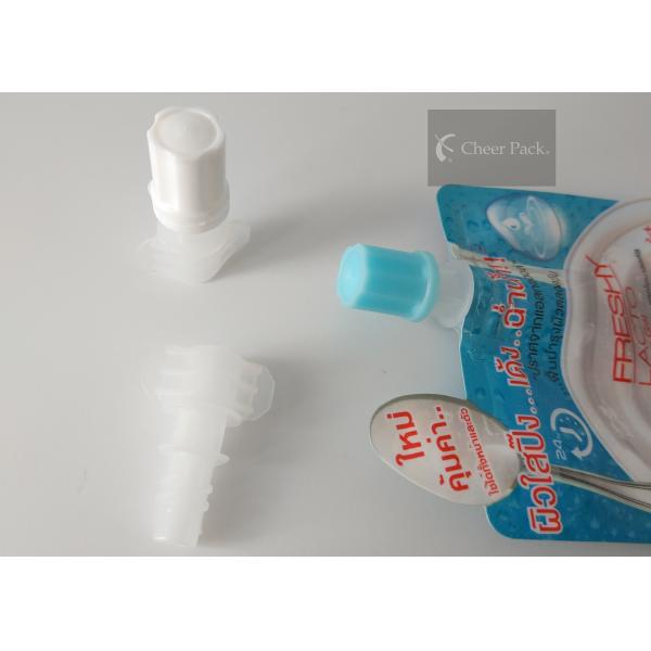 High Resistance Food Grade Spouts For Pouches , Plastic Baby Food Pouch Spout