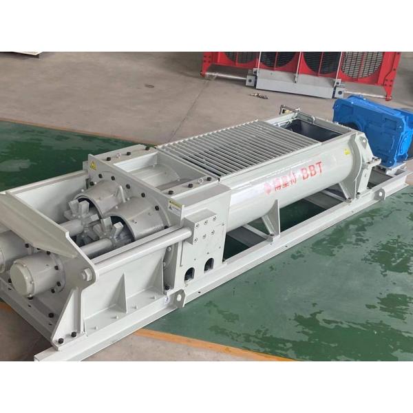 Automated Red Brick Making Machine 30 - 40m³/H Capacity Horizontal Paddle Mixer